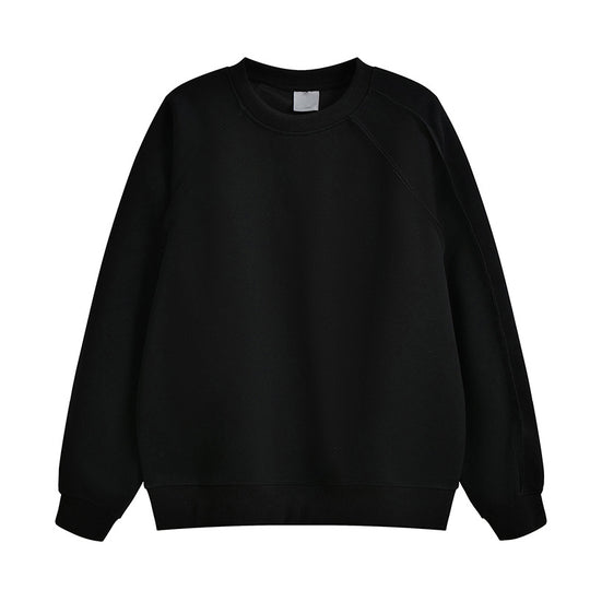 Damen bequemer Sweatshirt mit Raglanärmeln und hochwertigem Baumwollmix EB