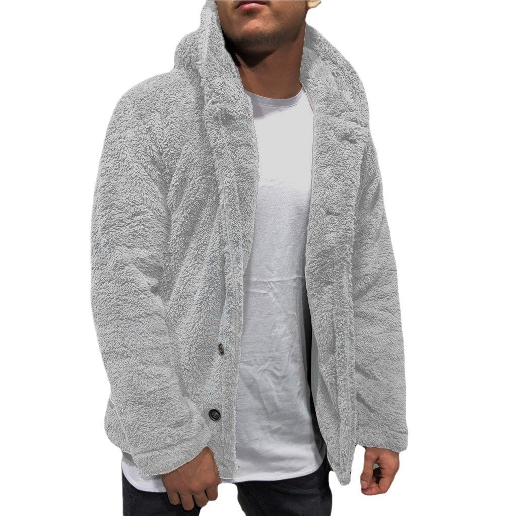 Herren kuschelige Fleecejacke EB