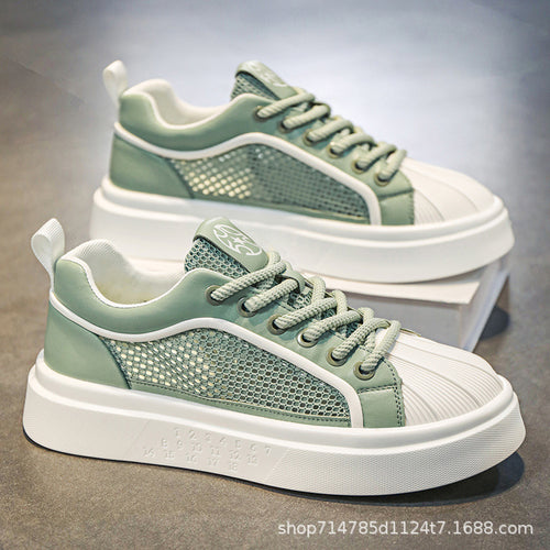 Damen Sportliche Sneaker mit atmungsaktiver Oberfläche und rutschfester Sohle EB