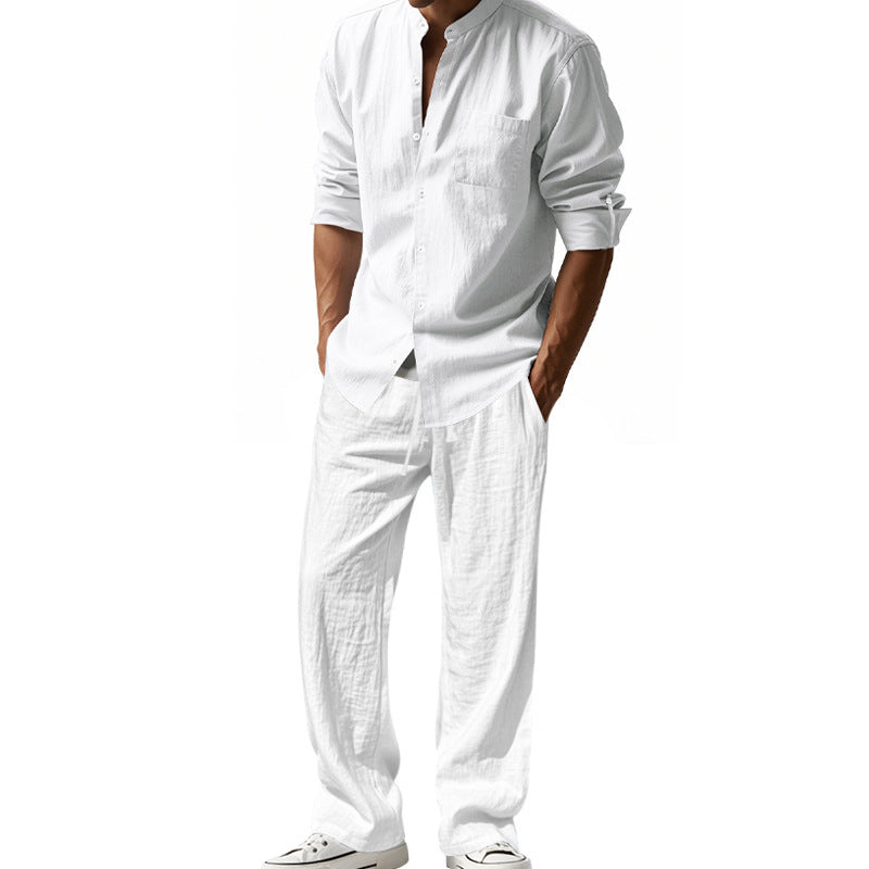 Herren lässiges Oberteil und lockere Hose Set EB