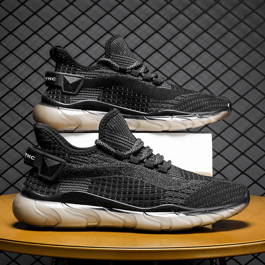 Damen Leichte Sportsneaker mit atmungsaktivem Mesh-Obermaterial und flexibler Sohle EB