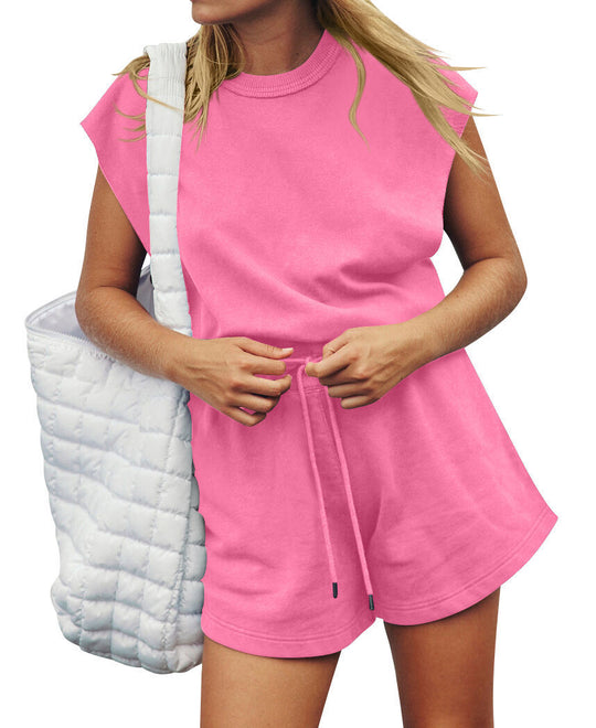 Damen Sportliches Kurzarm-Outfit EB