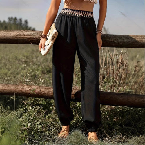 Damen Komfortable Freizeithose mit hohem Bund EB