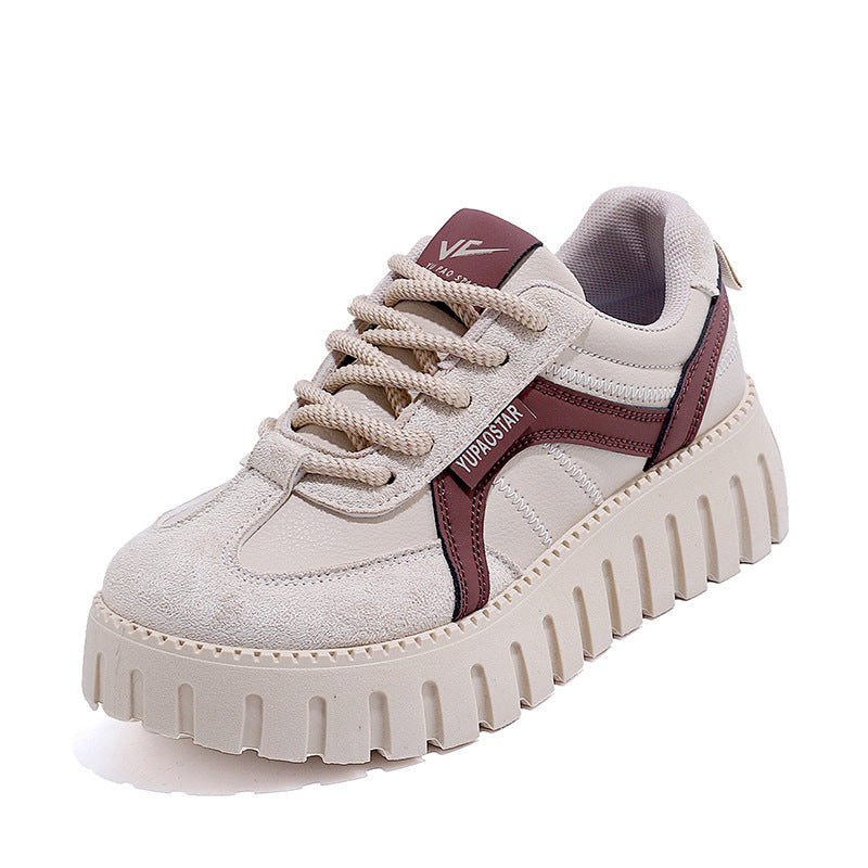 Damen Chunky Sneakers mit modischem Design und dämpfender Sohle EB