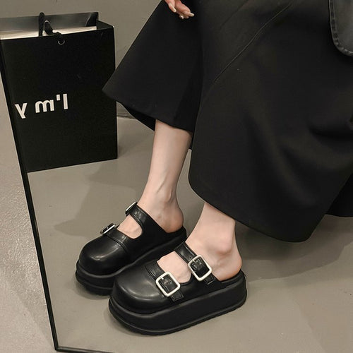 Damen praktische Clogs mit verstellbaren Riemen und rutschfester Sohle EB