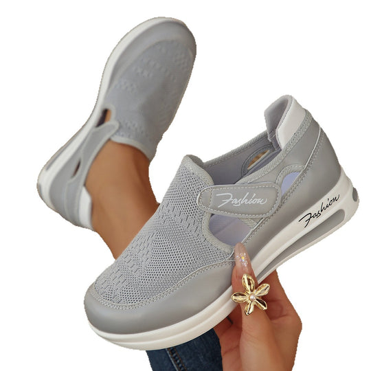 Damen Komfortable Slip-On Sneakers EB