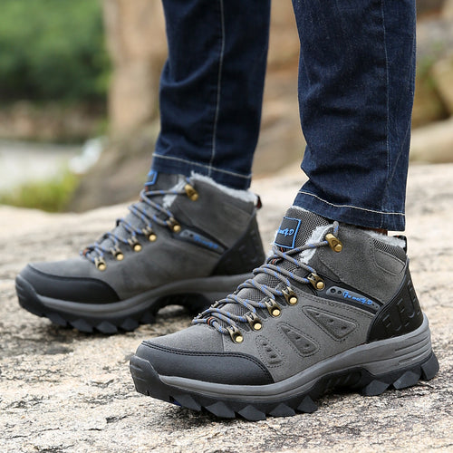 Damen wasserdichte Winterstiefel mit isolierendem Warmfutter und rutschfester Sohle EB