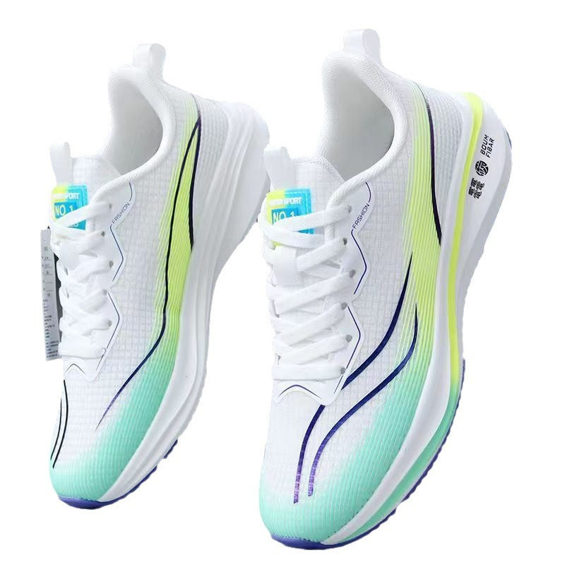 Damen Sportliche Laufschuhe mit dämpfendem Komfort und atmungsaktiver Oberflächenstruktur EB