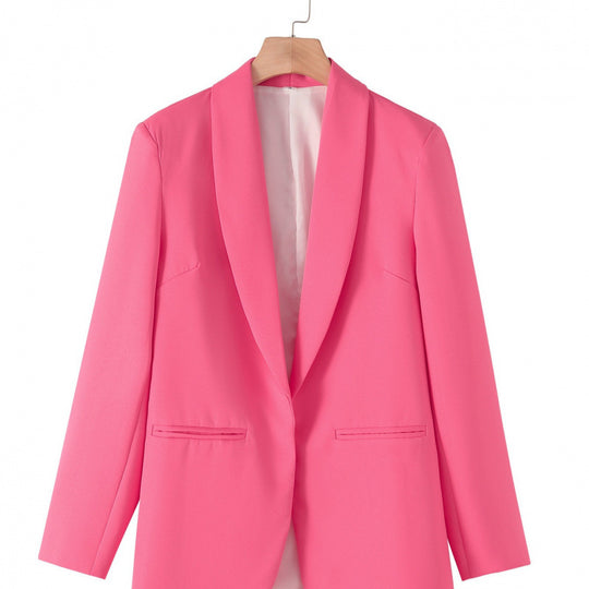 Damen eleganter Blazer mit einzigartigem Schnitt und Taschen EB