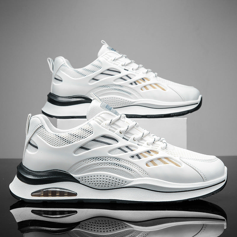 Damen Sportliche Freizeitsneakers mit atmungsaktiver Mesh-Oberfläche und modernem Dämpfungssystem EB