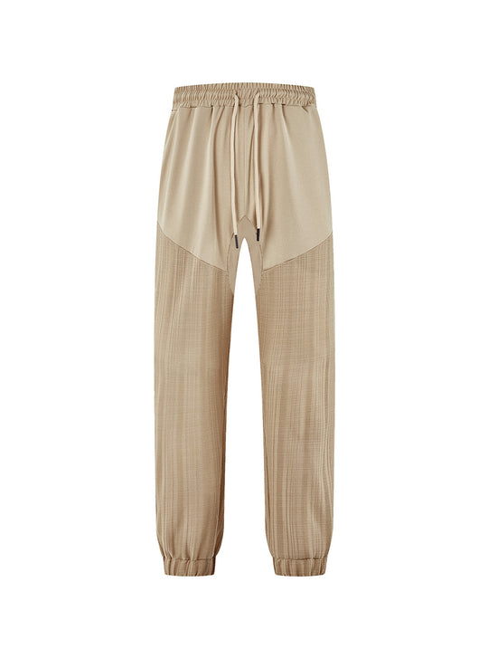 Damen sportliche Jogginghose mit elastischem Bund und strukturiertem Design EB