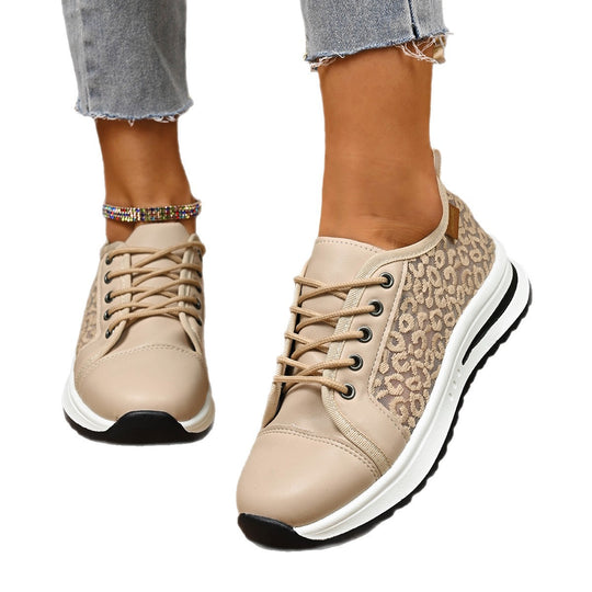 Damen Sportliche Sneakers mit luftiger Textur und rutschfester Sohle EB