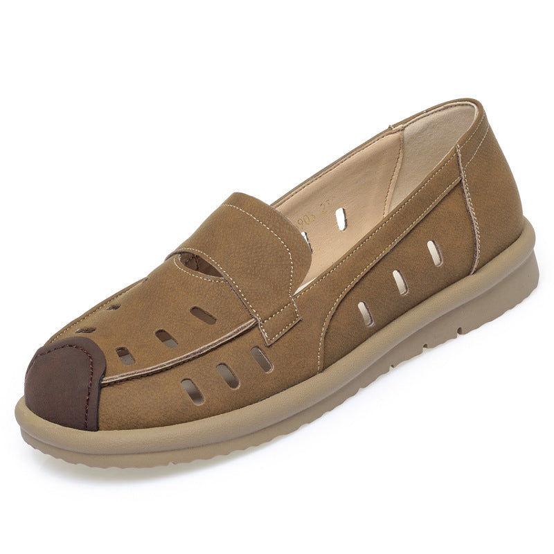 Damen Slipper mit atmungsaktiven Belüftungsöffnungen und ergonomischer Sohle EB