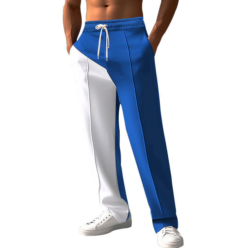 Herren nan sportliche Jogginghose mit asymmetrischem Schnitt und elastischem Bund EB