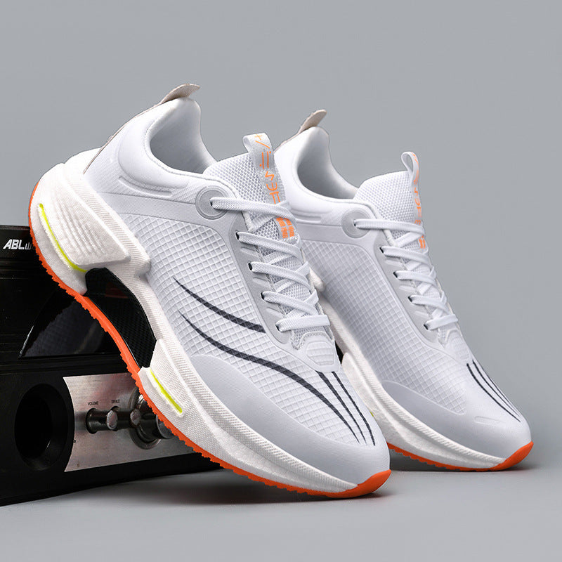 Damen sportliche Leichtathletik-Sneaker mit atmungsaktiver Mesh-Oberfläche EB
