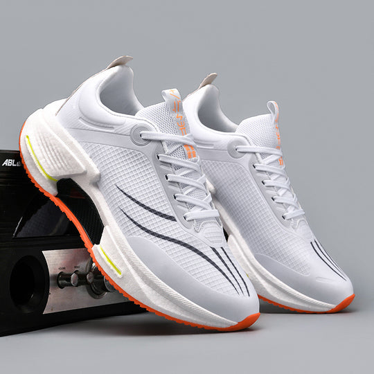 Damen sportliche Leichtathletik-Sneaker mit atmungsaktiver Mesh-Oberfläche EB