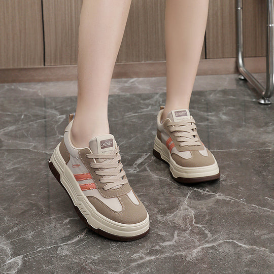 Damen sportive Trend Sneakers mit ergonomischer Dämpfung und atmungsaktiver Obermaterialstruktur EB