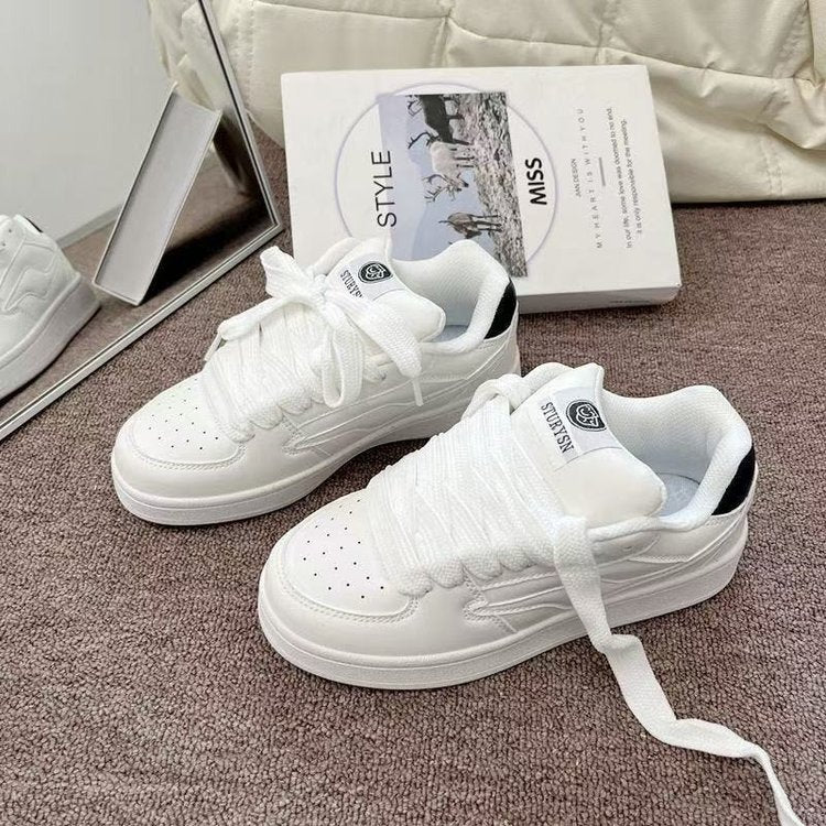 Damen Modische Sneakers mit atmungsaktivem Obermaterial und rutschfester Sohle EB