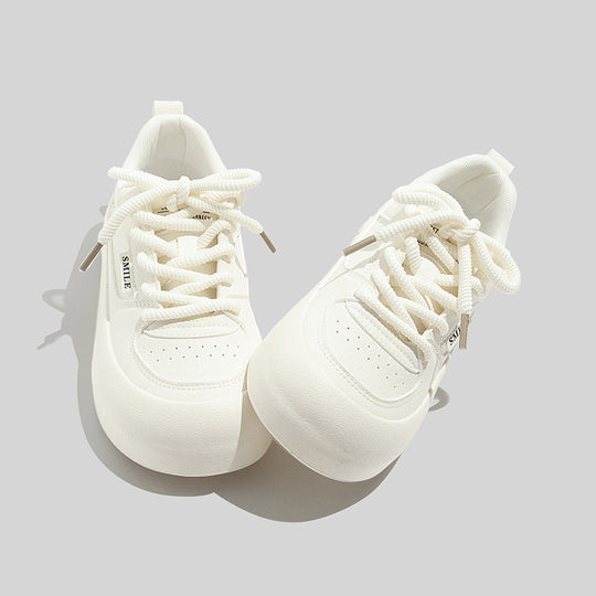 Damen Modische Komfort-Sneaker mit extrahoher Sohle EB