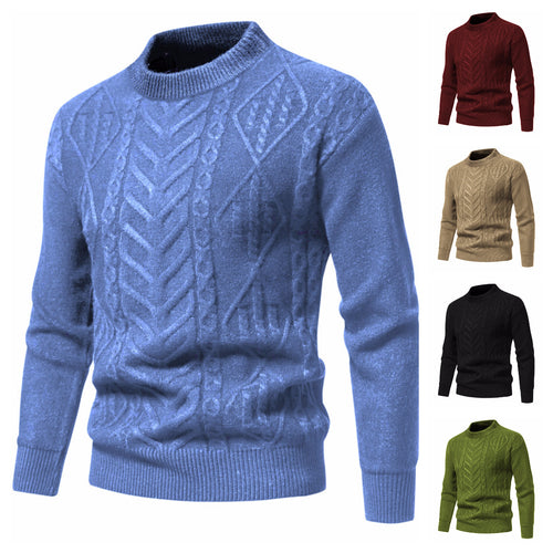Herren Strickpullover mit strukturiertem Muster EB