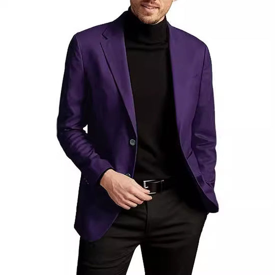 Herren eleganter Blazer mit modernem Schnitt und praktischen Taschen EB