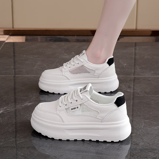 Damen Chunky Sneakers mit atmungsaktiver Mesh-Oberfläche und dämpfendem Komfort EB