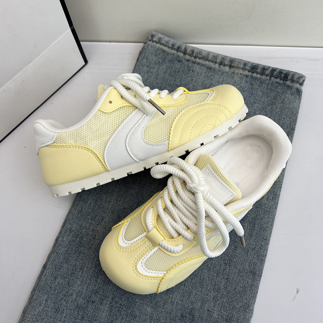 Damen Sportliche Sneakers mit atmungsaktiven Netzstrukturen und flexibler Sohle EB