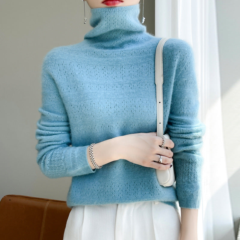 EB | Rollkragenpullover Weicher Strickpullover Langärmliges Design