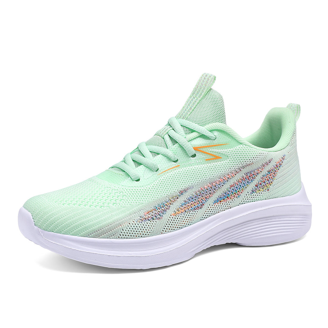 Damen Leichte Sport-Sneaker mit atmungsaktivem Mesh-Obermaterial EB