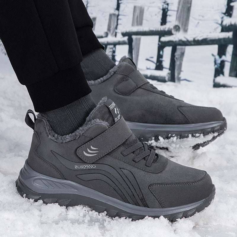 Damen Isolierte Winter-Stiefel mit rutschfester Sohle und praktischem Klettverschluss EB