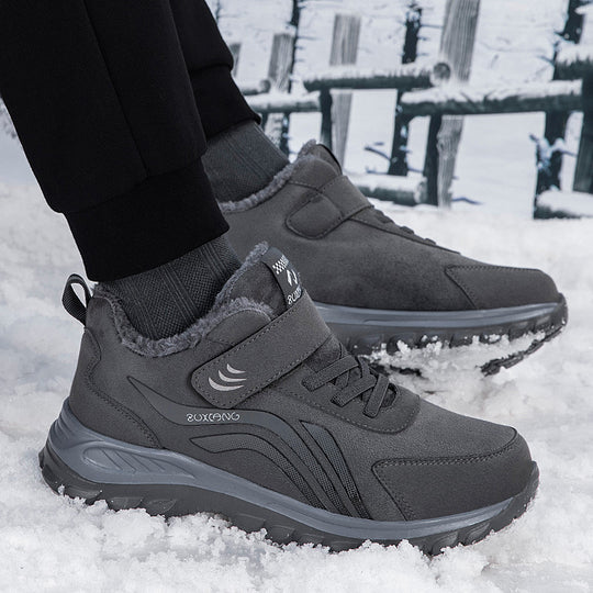 Damen Isolierte Winter-Stiefel mit rutschfester Sohle und praktischem Klettverschluss EB