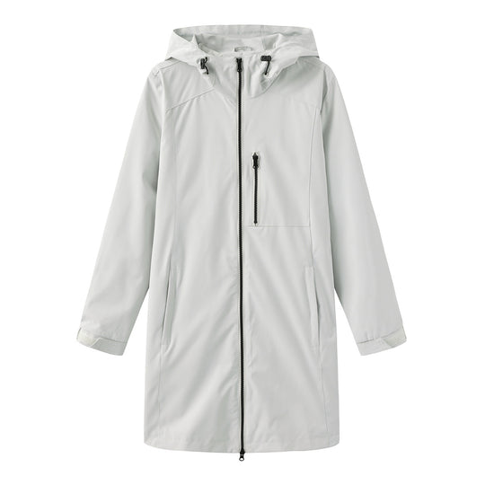 Damen Funktionsjacke mit verstellbarem Kapuzenkragen EB