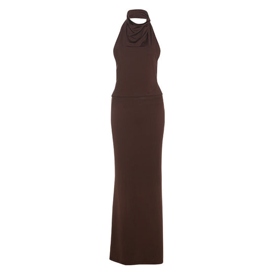 Damen elegantes Wickeloberteil und Rock Set EB