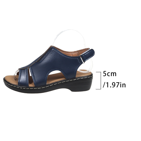 Damen Komfortable und stilvolle Sandalen mit verstellbarem Riemen EB