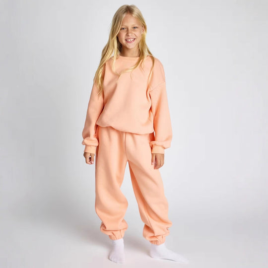 Damen lässiges Sweatshirt und bequeme Jogginghose Set EB