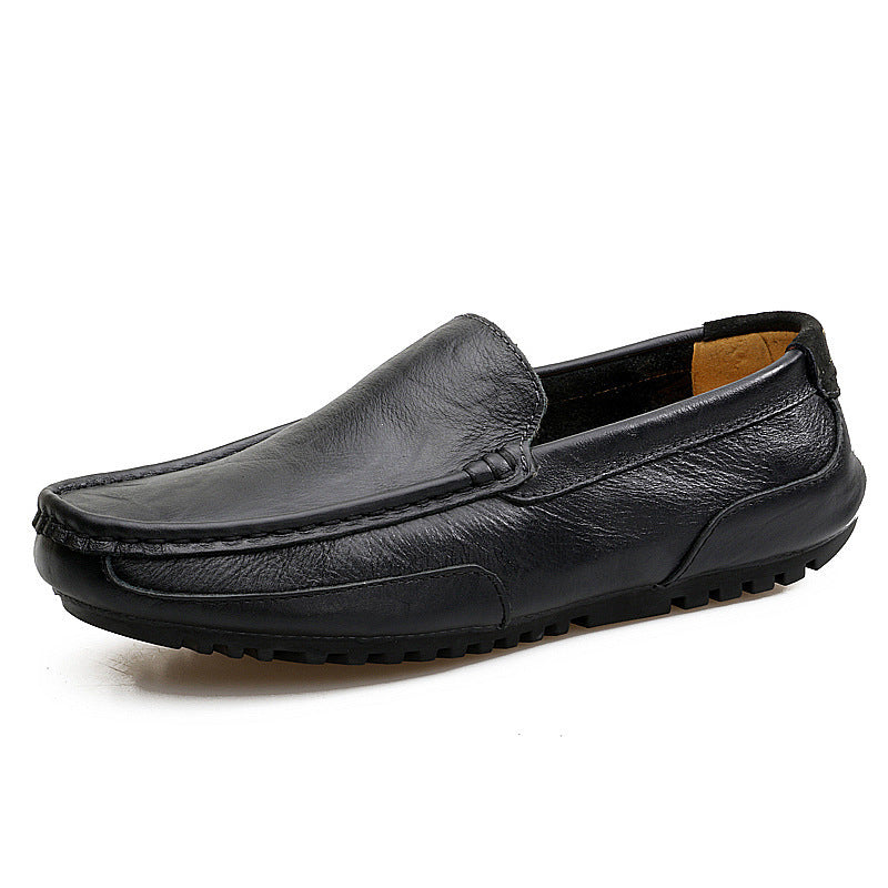 Herren Elegante Mokassins aus weichem Leder EB
