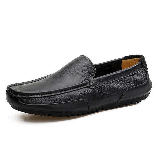Herren Elegante Mokassins aus weichem Leder EB