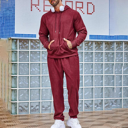 Herren Kapuzenpullover und Jogginghose Set EB