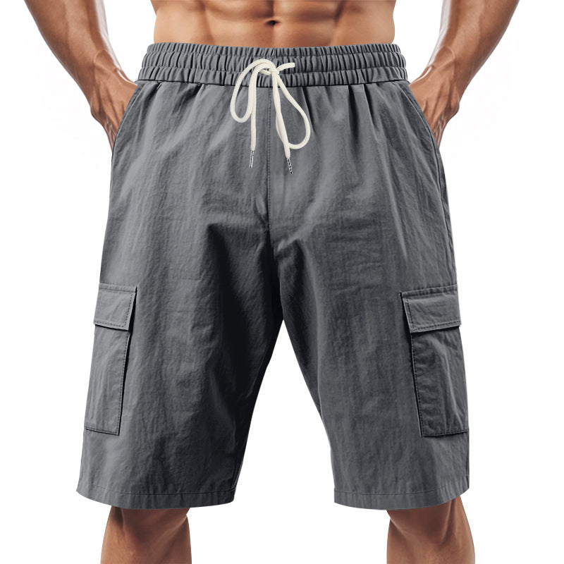 Herren Cargo-Shorts mit praktischen Seitentaschen und verstellbarem Kordelzug EB