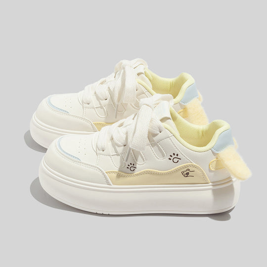 Damen Sneakers mit verspieltem Tiermotiv und weichem Innenfutter EB