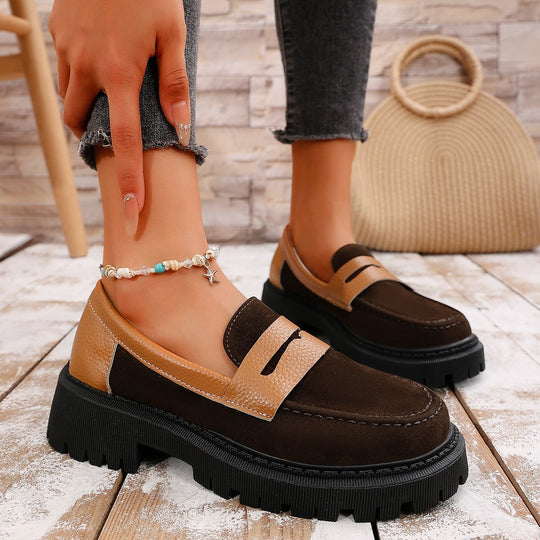 Damen Mokassins mit rutschfester Sohle und modischem Design EB
