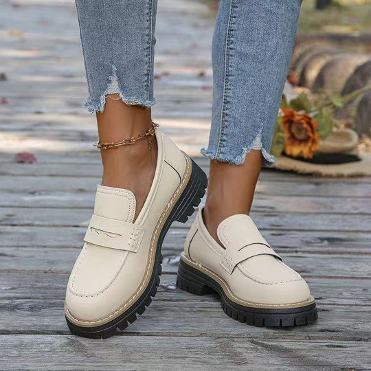 Damen bequeme und stylische Mokassins mit rutschfester Sohle EB