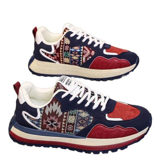 Damen Sportliche Sneaker mit einzigartigem textilem Design und dämpfender Sohle EB