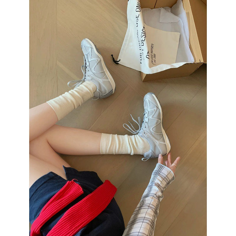 Damen sportliche Laufschuhe mit atmungsaktiver Mesh-Oberfläche und dämpfender Sohle EB