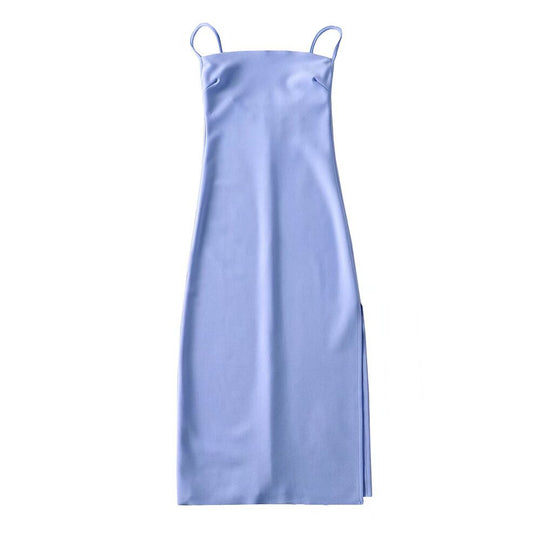 Damen langes Abendkleid mit elegantem Schlitz EB