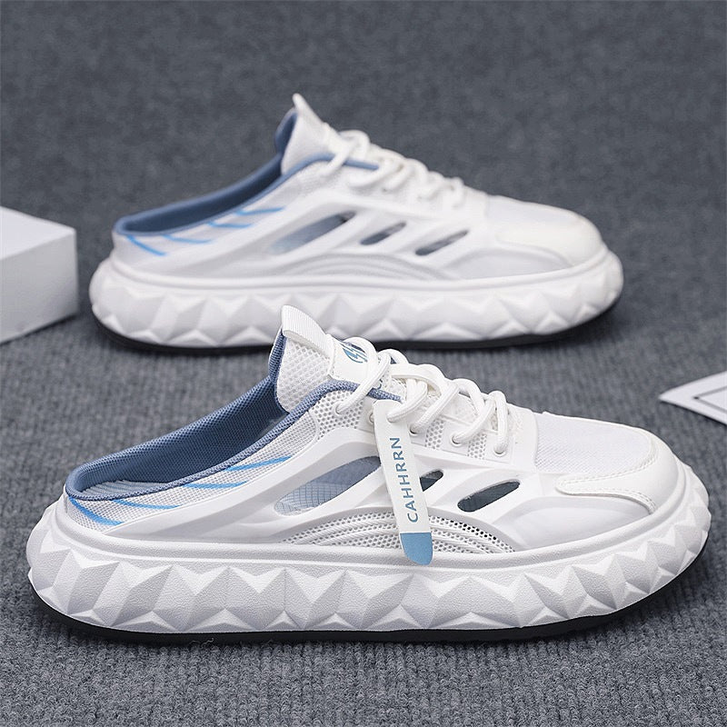 Damen Sportliche Sneakers mit atmungsaktiver Netzstruktur und rutschfester Sohle EB