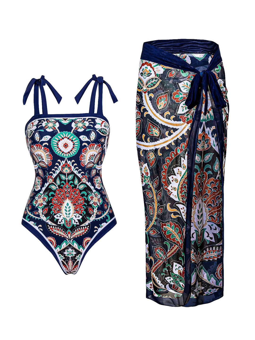 Damen Tankini-Set mit traumhaftem Paisleymuster EB