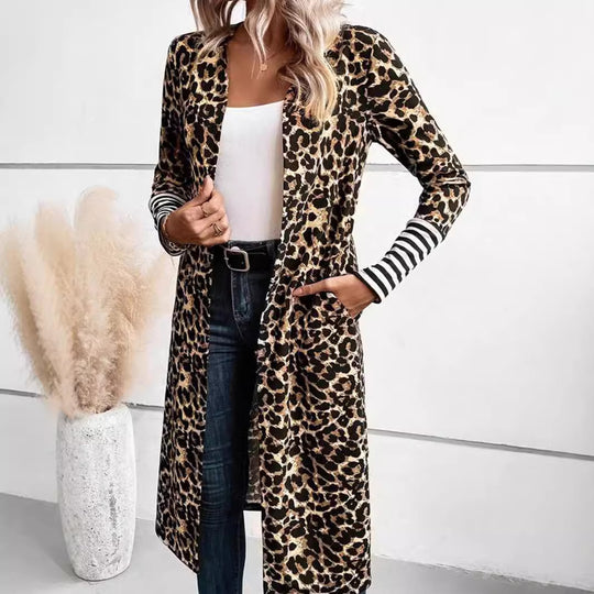 Damen Elegant gemusterter Cardigan EB