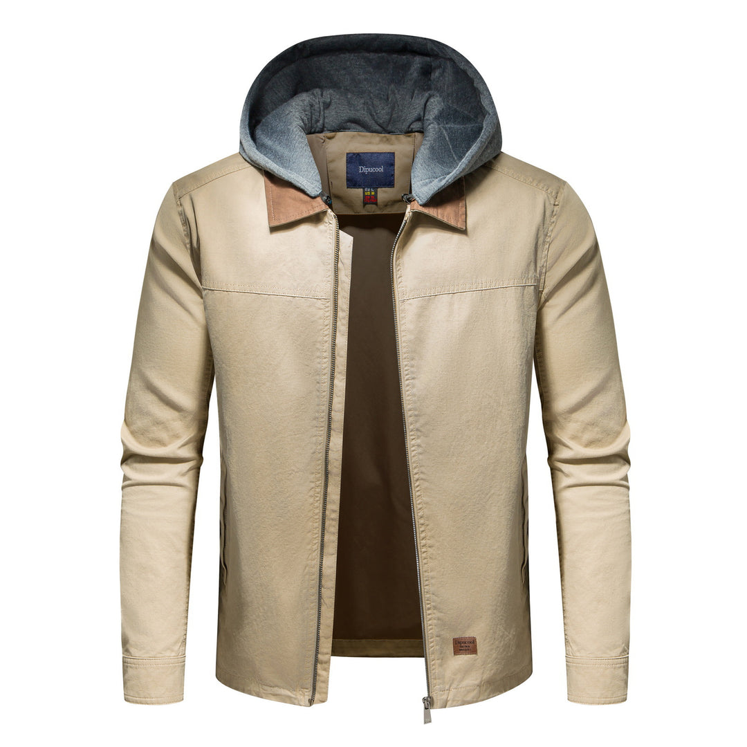 Herren Utility-Jacke mit abnehmbarem Hoodie EB