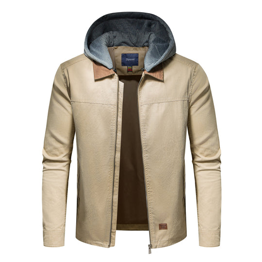 Herren Utility-Jacke mit abnehmbarem Hoodie EB